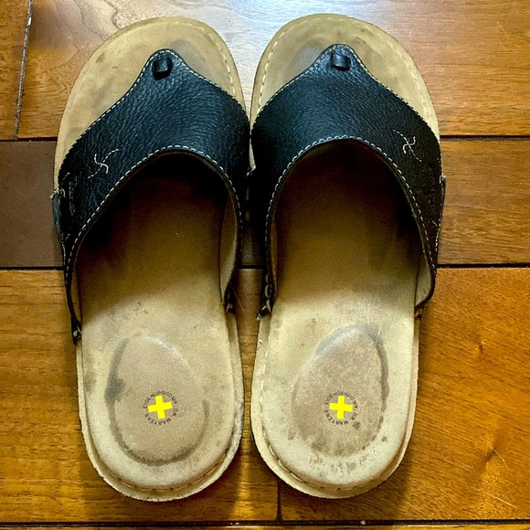 Dr Martens 3B05 Black Sandal Mule Flip Flops 6UK 7M 8W 39EU Vintage - Picture 1 of 12